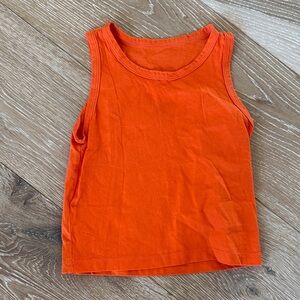 Orange Kids Tank Top